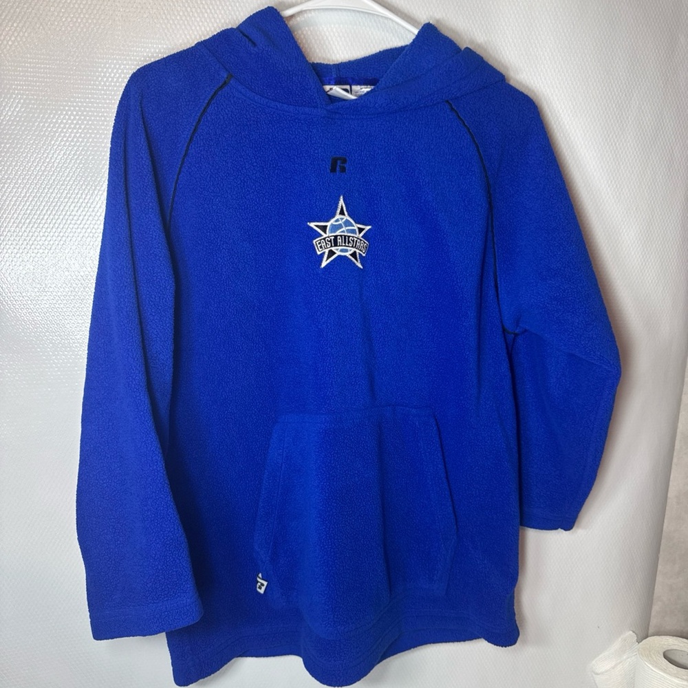 Russell Athletic Blue Sweatshirt with Star Embellishment